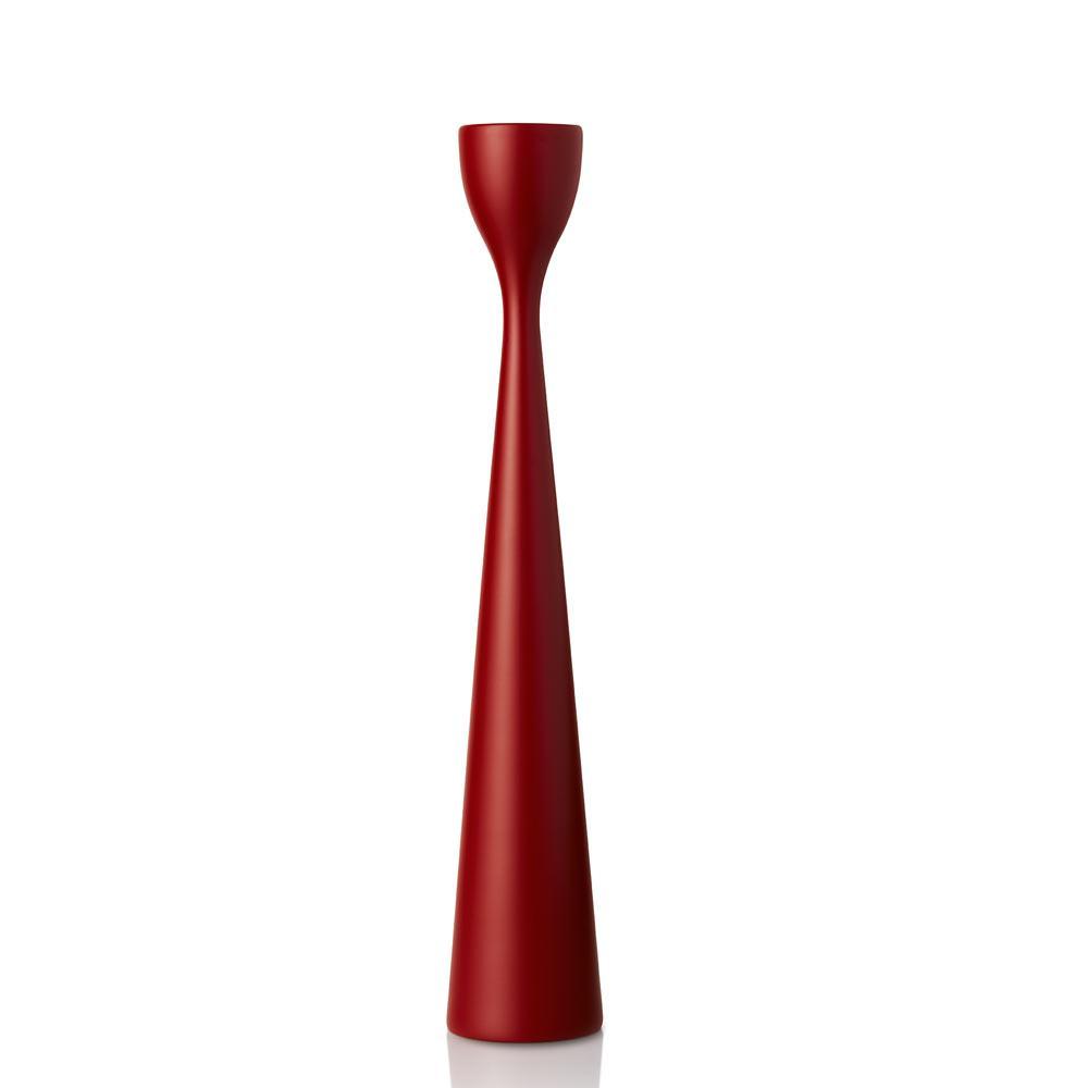 Rolf Painted Candlestick 13" Chestnut Brown Eleish Van Breems Home