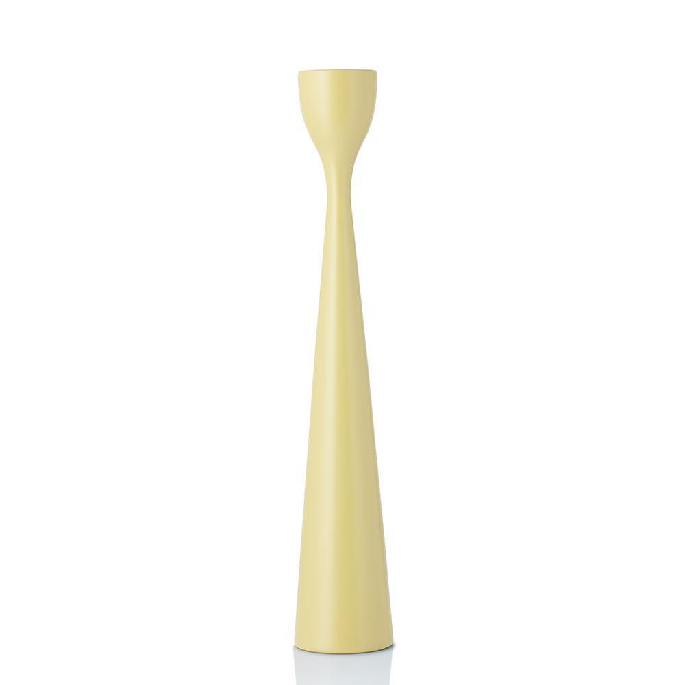 Rolf Painted Candlestick 13" Soft Olive Eleish Van Breems Home