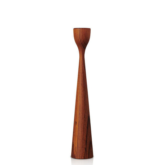 Rolf Teak Candlestick 13" Eleish Van Breems Home