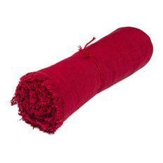 Rustic Long Runner 98" Red Dahlia Eleish Van Breems Home
