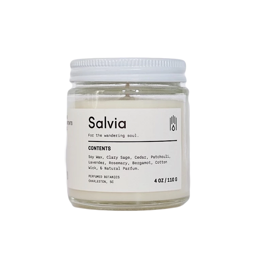 Salvia Botanical Candle 4 oz 4oz Eleish Van Breems Home