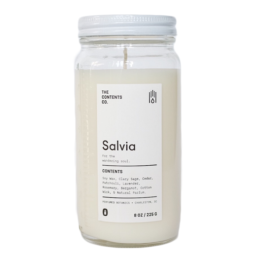 Salvia Botanical Candle 8 oz 8oz Eleish Van Breems Home