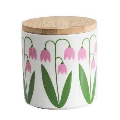 Tall Canister with Wood Lid Eleish Van Breems Home