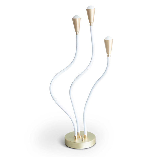 Trident Table Lamp for Eleish Van Breems White Eleish Van Breems Home