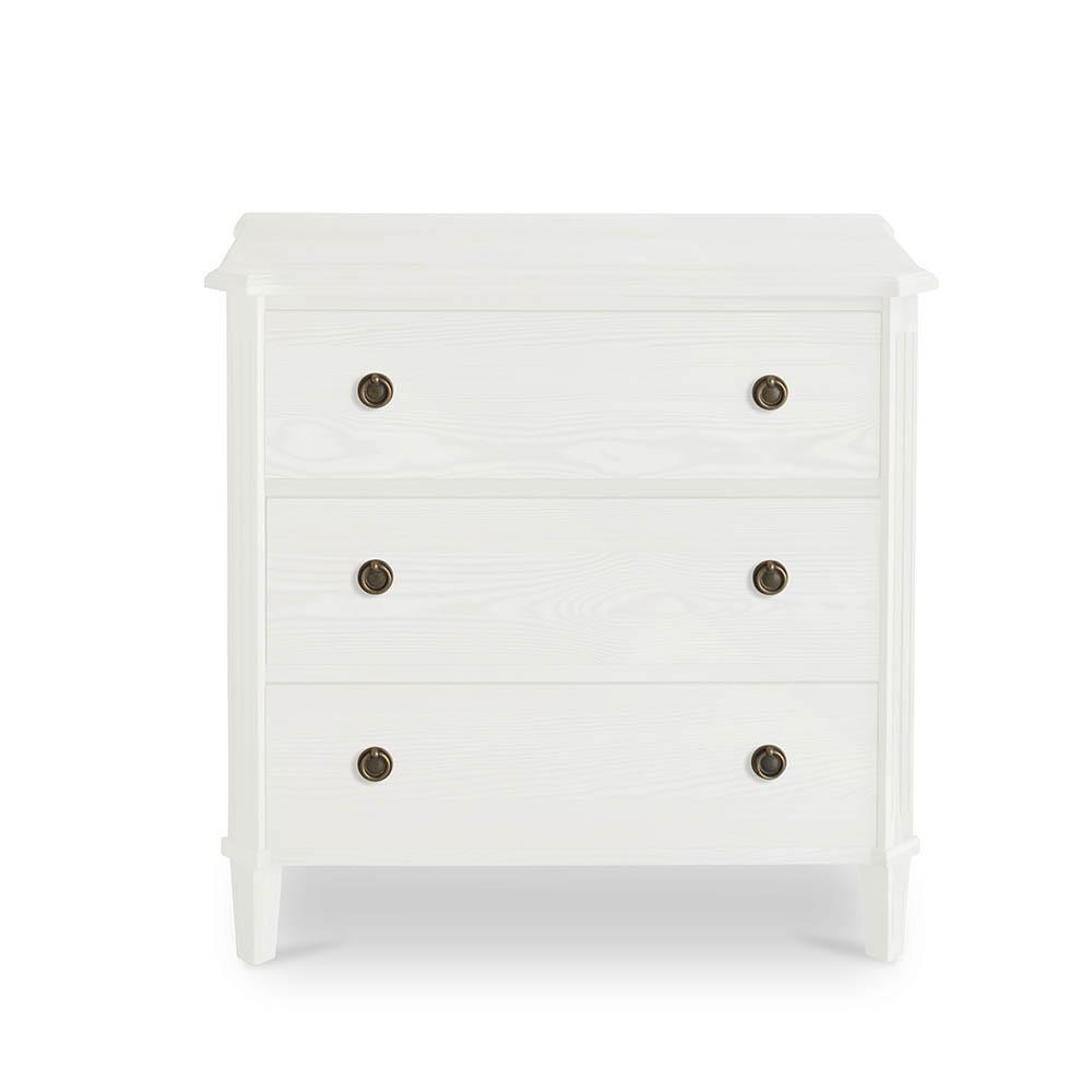 Tullgarn Gustavian Three Drawer Chest Crisp Eleish Van Breems Home