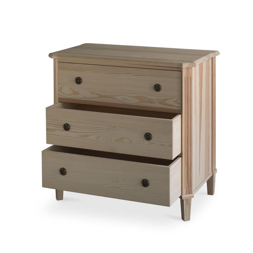 Tullgarn Gustavian Three Drawer Chest Eleish Van Breems Home