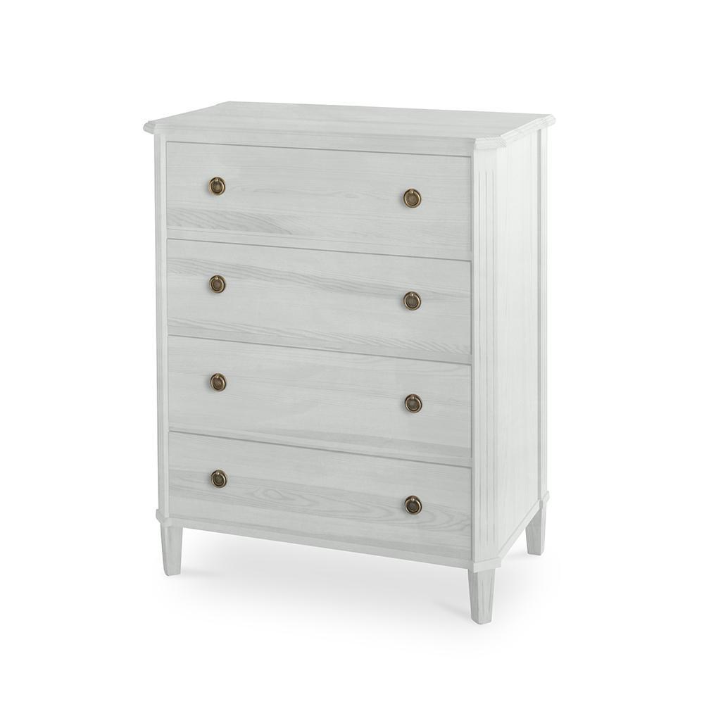 Tullgarn Tall Gustavian Four Drawer Chest Drizzle Eleish Van Breems Home