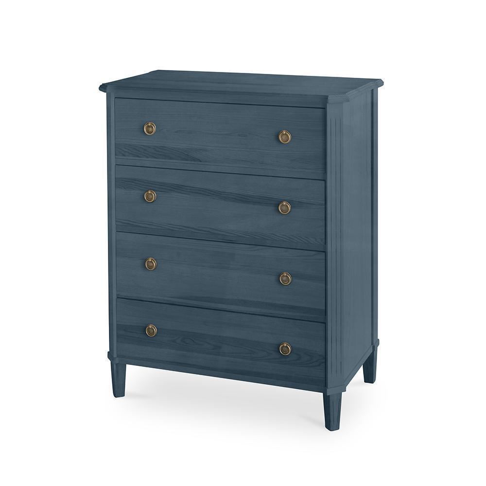 Tullgarn Tall Gustavian Four Drawer Chest Newbury Port Eleish Van Breems Home