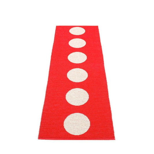 Vera Rug 2 1/4' x 7 1/2' Red/Vanilla Eleish Van Breems Home