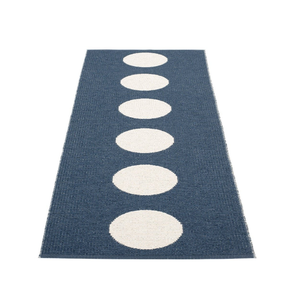 Vera Runner 2 1/4' x 7 1/2' Blueberry/Vanilla Eleish Van Breems Home