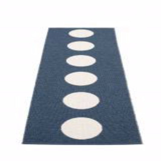 Vera Runner-Ocean Blue 2 1/4' x 7 1/2' Eleish Van Breems Home