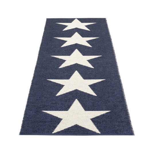 Viggo Runner- Blue Metallic 2 1/4' x 8 1/4' Eleish Van Breems Home