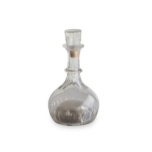 Vintage Glass Decanter with Music Box Eleish Van Breems Home