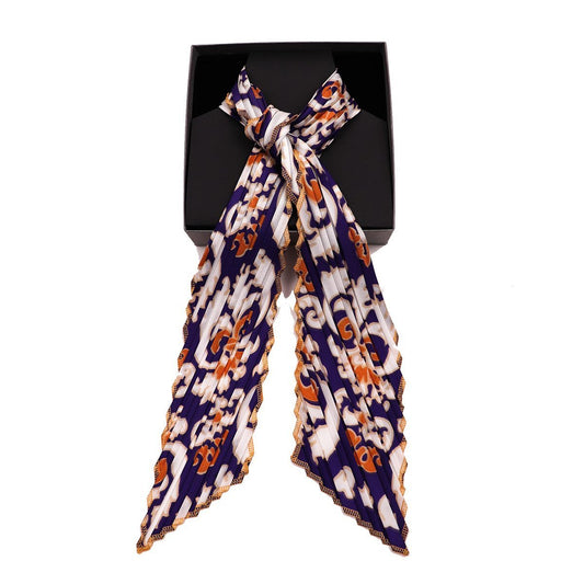 Vintage Maxi Pleated Silk Scarf Eleish Van Breems Home