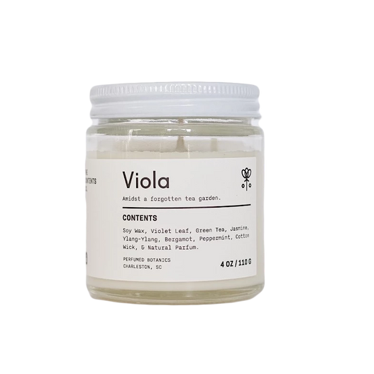 Viola Botanical Candle 4 oz 4oz Eleish Van Breems Home