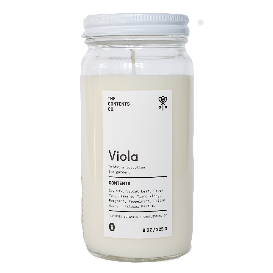 Viola Botanical Candle 8 oz 8oz Eleish Van Breems Home