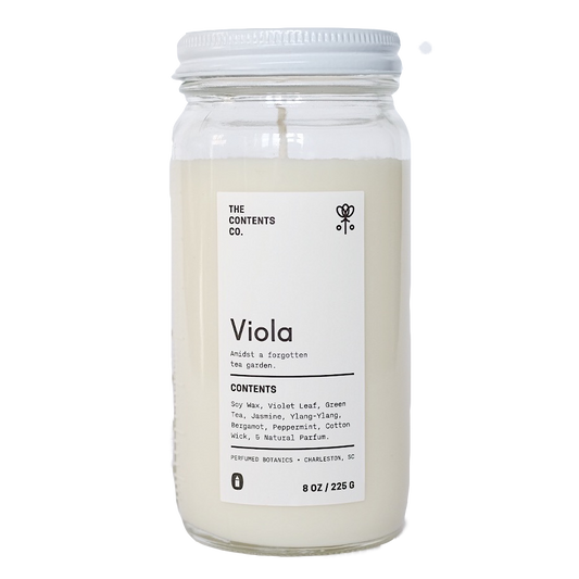 Viola Botanical Candle 8 oz 8oz Eleish Van Breems Home