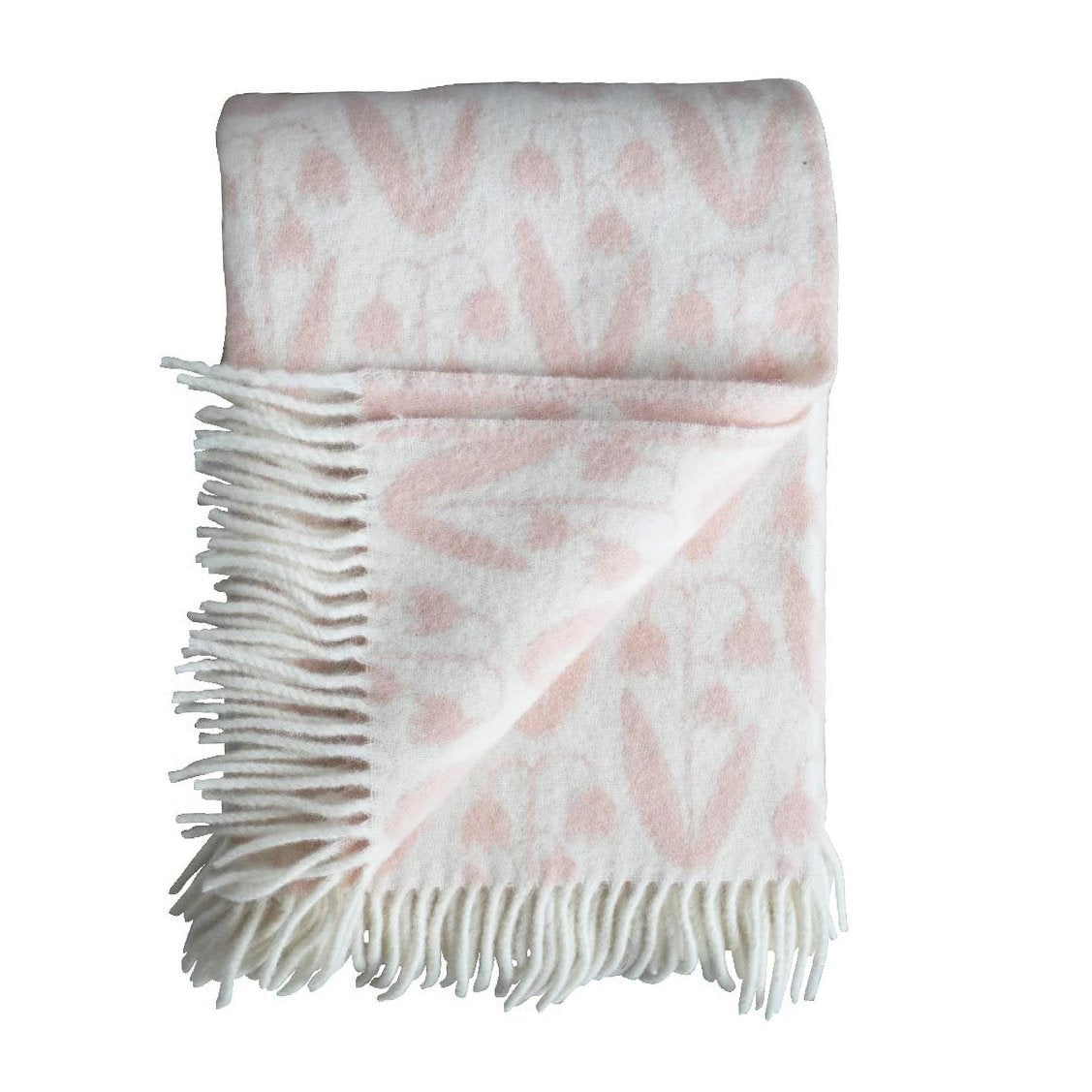 Wool Blanket Pink/FloralLinnea Eleish Van Breems Home