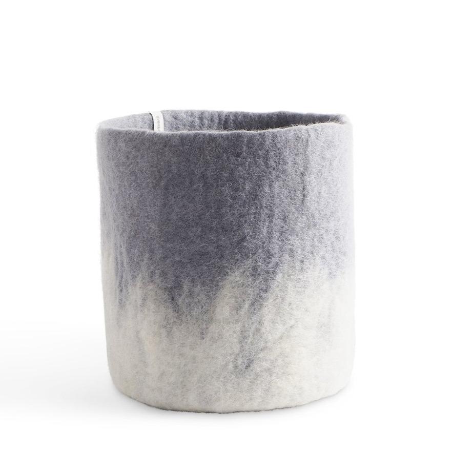 Wool Flower Pot Large Concrete Eleish Van Breems Home
